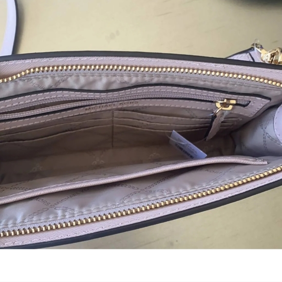 MICHAEL KORS Jet Set Large Saffiano Leather Convertible Crossbody Bag - Picture 7 of 7